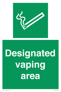 Designated vaping area